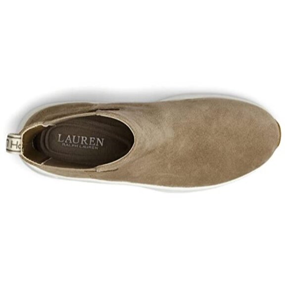 Lauren Ralph Lauren Womens Rylee Suede Pull on Chelsea Boots - Picture 3 of 4